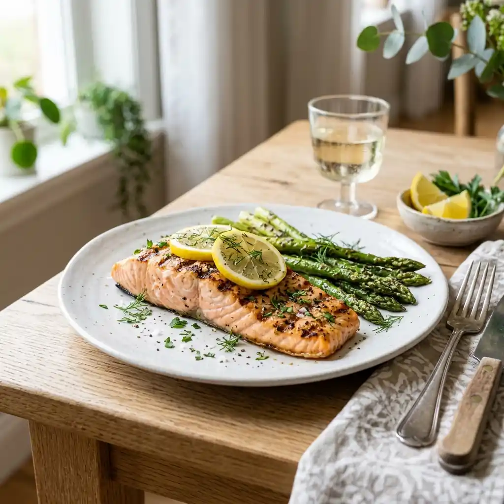 Lemon Herb Grilled Salmon