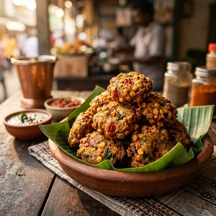 Masala Vadai (Spiced Chana Dal Fritters)