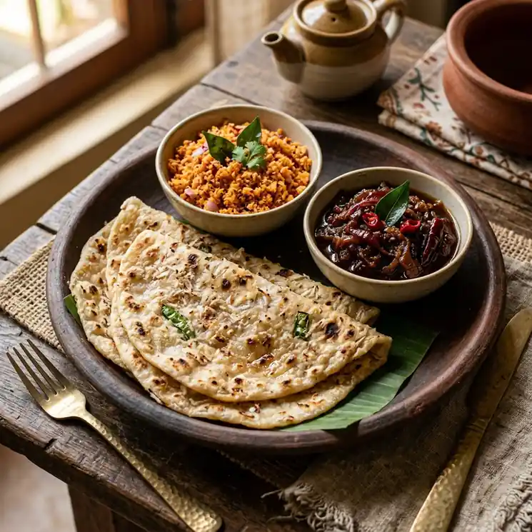 Sri Lankan Pol Roti (Coconut Flatbread)