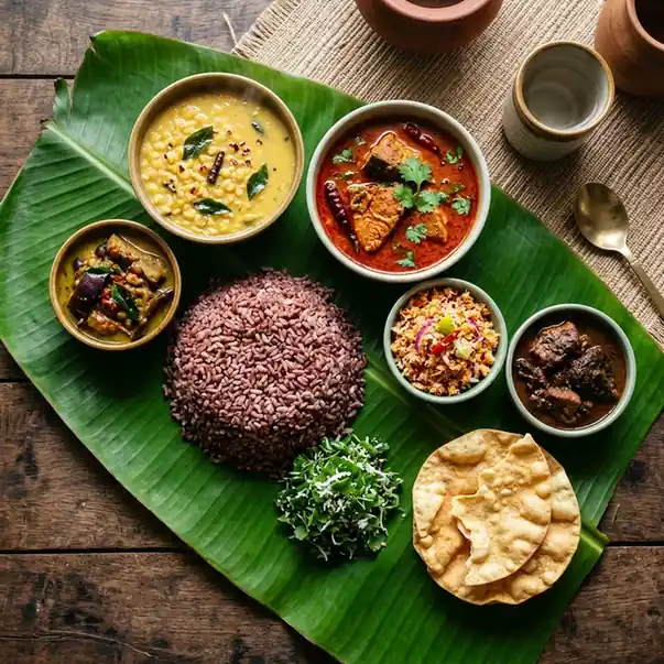 Sri Lankan Red Rice & Curry
