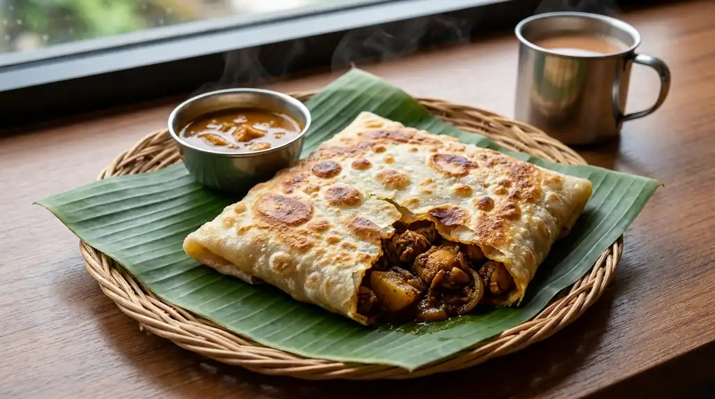 Sri Lankan Chicken Roti