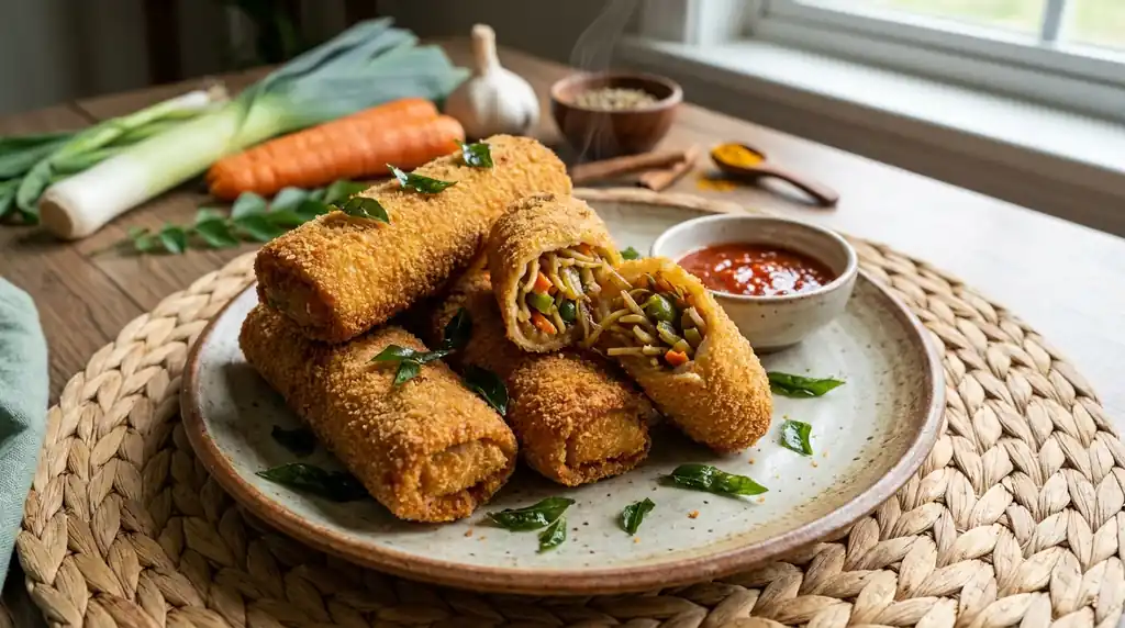 Sri Lankan Vegetable Chinese Rolls