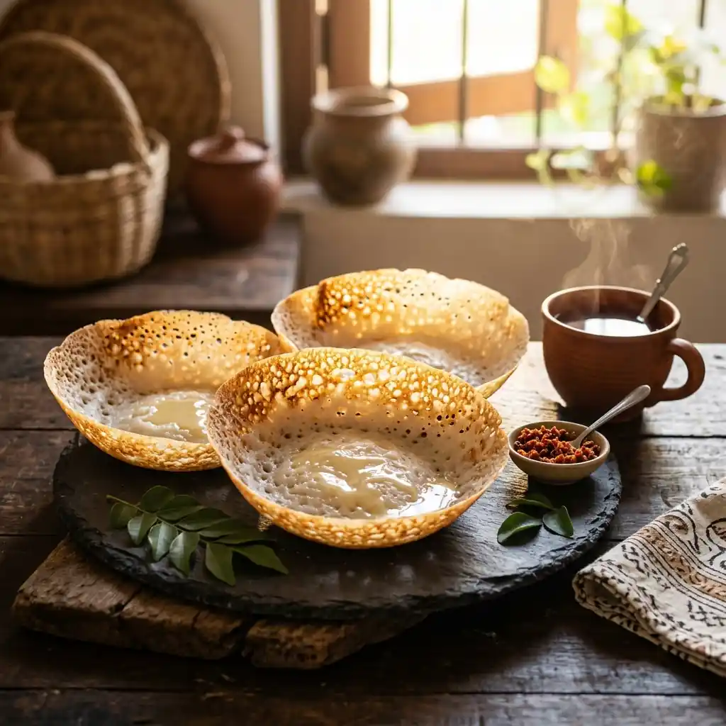 Kiri Appa (Sri Lankan Milk Hoppers)
