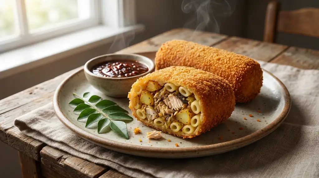 Sri Lankan Macaroni Cutlets