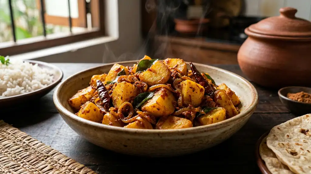Sri Lankan Potato Curry (Ala Thel Dala)