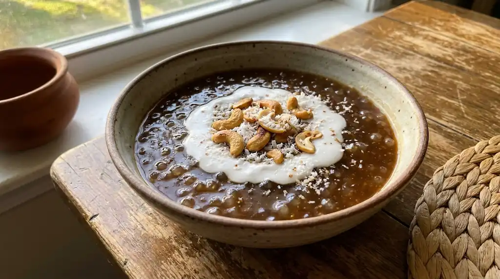 Sri Lankan Sago Pudding (Sawu)