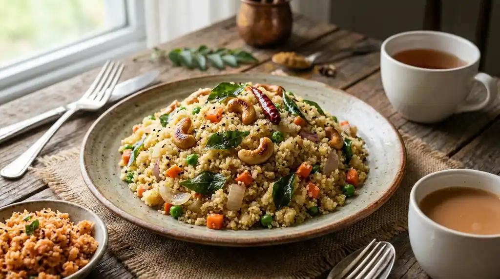Sri Lankan Semolina Uppuma (Upma)