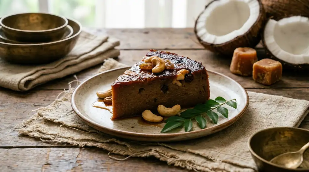 Sri Lankan Wattalappam (Coconut Custard Pudding)
