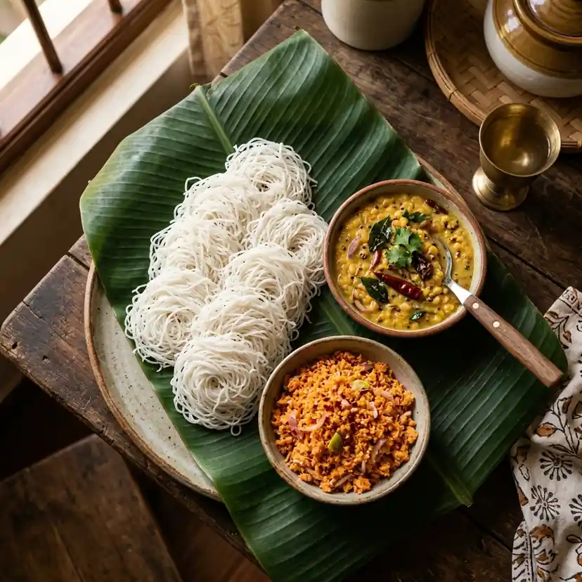 Authentic Sri Lankan String Hoppers (Idiyappam)