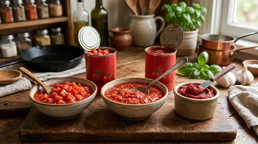 Navigating Canned Tomatoes: Paste, Crushed, and Diced