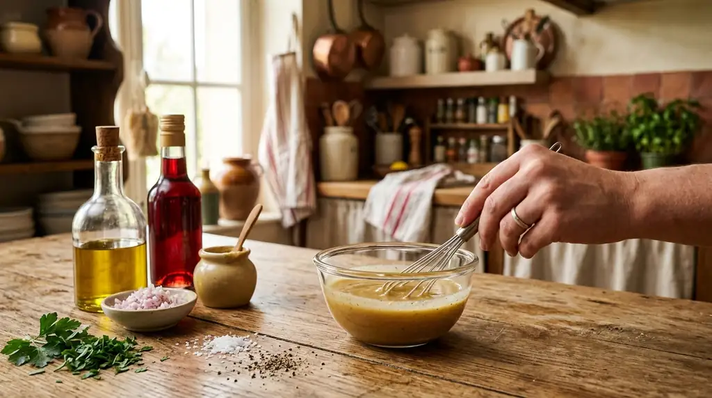 How to Make a Classic French Vinaigrette