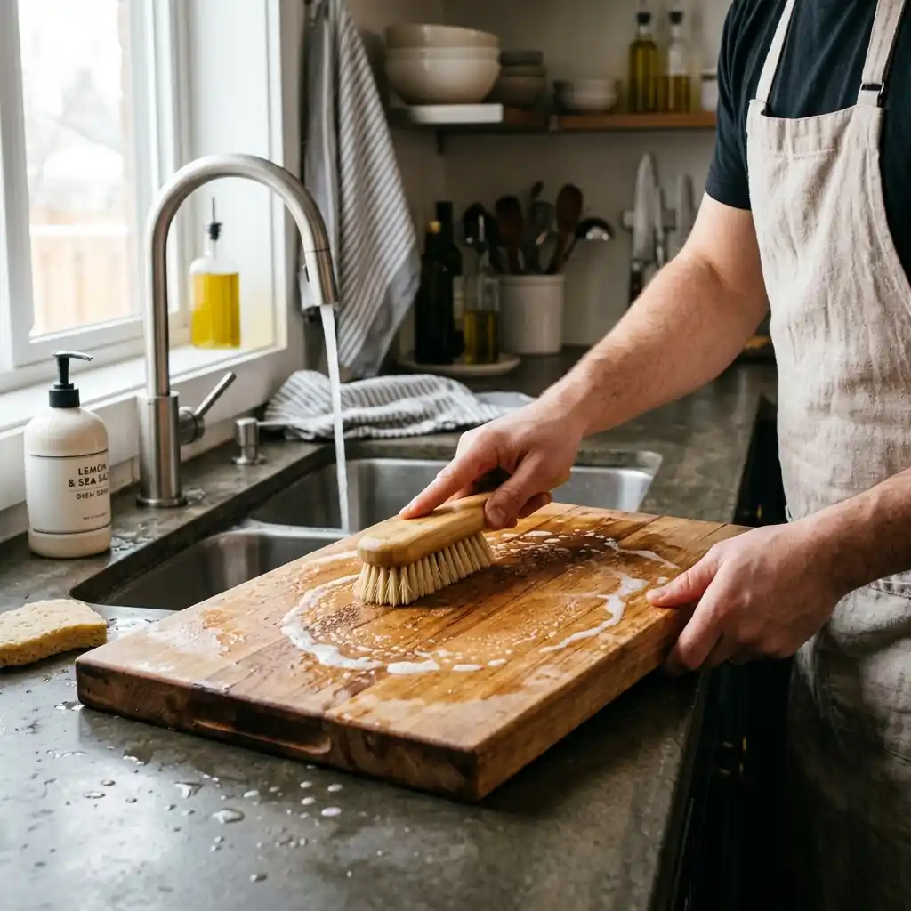 How to Properly Clean Wooden Cutting Boards
