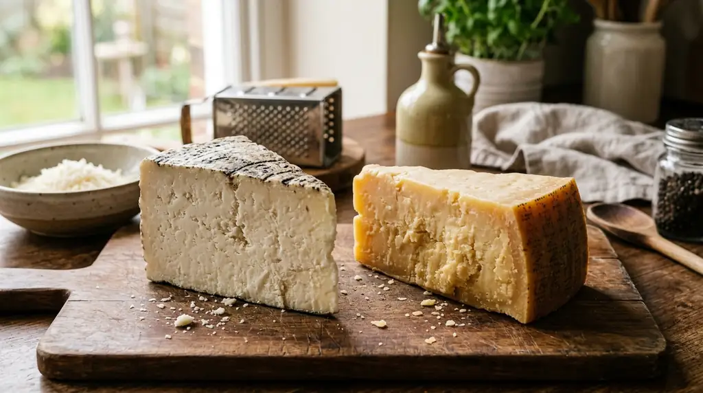 Hard Italian Cheeses: Parmesan vs. Pecorino
