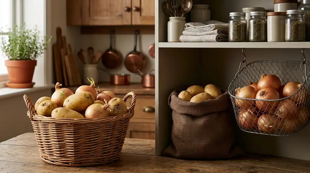 How to Store Potatoes and Onions (And Why They Hate Each Other)